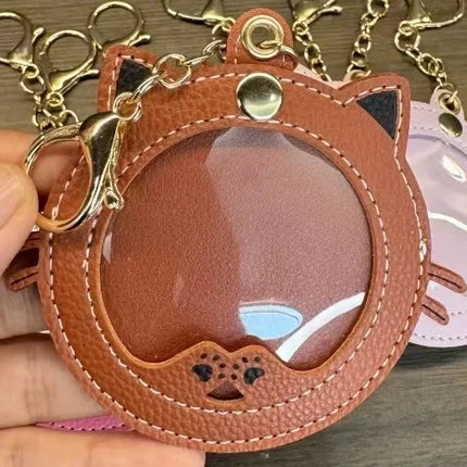 New Kawaii Cat shape Ita Bag Pins Badge Protector Case for 58mm Anime Badges Decoration Bag Accessories Pin Case birthday gift
