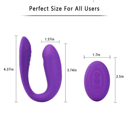 Sucking Dildo Vibrator 10 Intense Modes Sex Toys for Women G Spot Clitoris Stimulator With Remote Control U Shape Adult Sexo