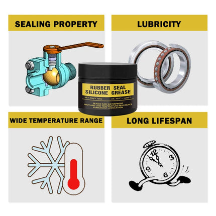 50/100g Waterproof Silicone Lubricant Grease Car Rubber Seal O-Rings Conditioner Repair Maintenance Lithium Grease Tools