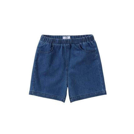 AP SS26 blue denim collection kids boys girls spring summer fashion jeans pleated skirt jumper shirt family clothing clothes