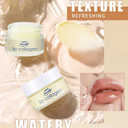 Hyaluronic Acid Collagen Sleep Lip Mask 20g Deep Hydration Lasting Moisturizing Exfoliation Day And Night Can Be Given As A Gift