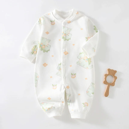 Autumn Baby Clothes Newbron Spring 100 Cotton Underwear Newborn Onesie Romper Long Sleeve Loungewear Outfit Bodysuit & One Piece