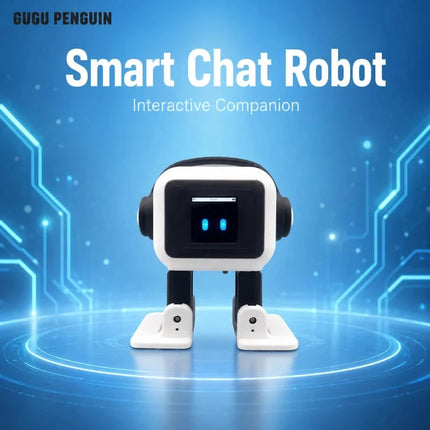 New AI EMO Desktop Robot Smart Interactive Chat Voice Control Dancing Music Player Electronic Pet Gift