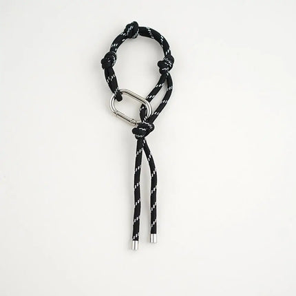 HOT Original Designed Nylon Woven Rope Keychain With Baseball Decor Sporty Style Bag Pendant DIY Trendy Fashion Pendant Gifts