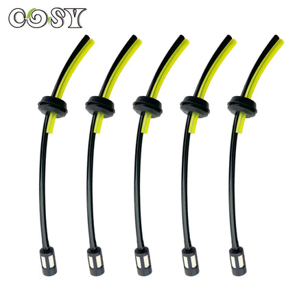COSY 5/10pcs Replacement Strimmer Trimmer Fuel Hose with Fuel Petrol Tank Filter Oil Pipe For Chainsaw Parts Engine Garden Tools