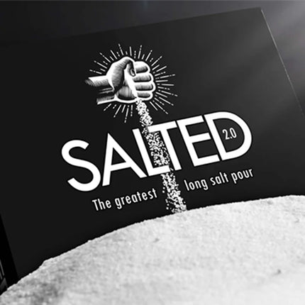 Salted 2.0 Magic Tricks Stage Illusions Long Salt Pour Gimmicks Salt Appearing in Empty Hands Magician Production Magia Props