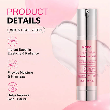 Korean Microneedle Essence Desalination Fine Lines Spots Collagen Solution Reverse Aging Recombinant Improves Rough Texture 50ml