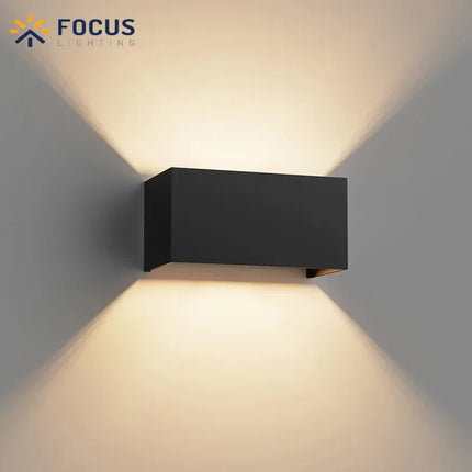 Aluminum LED Wall Lamp Outdoor Waterproof IP65 Interior Wall Light 12W24W Porch Garden Lights Living Room Street Stairs Lighting