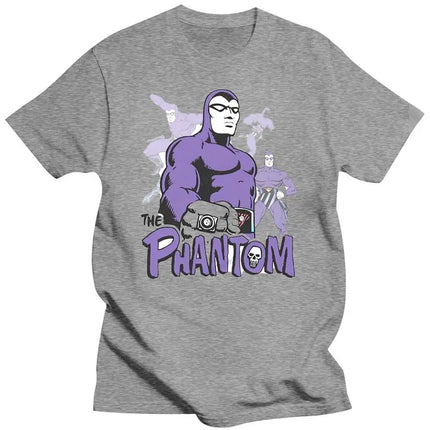 Black t-shirt for male summer brand fashion tee-shirt funny t-shirts men novelty t-shirt The Phantom T-Shirt - Kiss The Ring