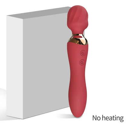 Double-ended AV Vibrator for Women G Spot Clit Clitoris Stimulator USB Rechargeable Vagina Massager Female Adults Supplies