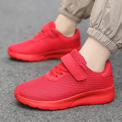 New style children's shoes for boys and girls, ultra-lightweight and breathable mesh running shoes