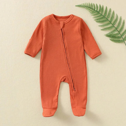 100% Cotton Buy More to Save Shipping Newborn Baby Rompers One-pieces Sleepers Jumpsuits Zipper Waffle Grows Ropa Bebe Growings