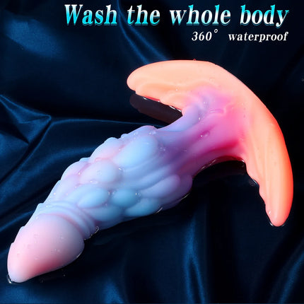 Colorful Wearable Anal Plug Butt Plug Luminous Dildo Prostate Massage Anal Dilator Wear Sex Toys for Women Men Adult Buttplug