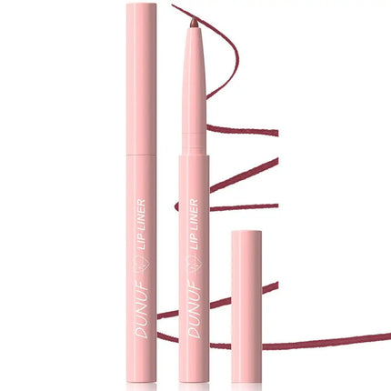 12 Colors Matte Lip Liner Set Long-Lasting Waterproof Lip Pencils with Precise Application Smooth Texture for Defined Lip Contou