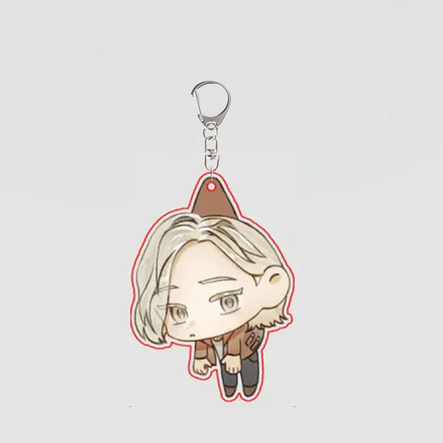 RE9 RE Game Leon Claire Acrylic Keychain Zombie Survival Horror Game Fans Gift Backpack Pendant Anime Cosplay Accessories