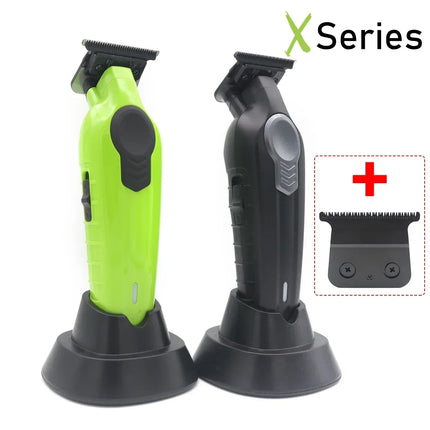 Professional Hair Trimmer Barber Carving Gradient Finish Machine Electric Clipper with Charger Stand Hair Cutting Machine