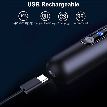 Nose Hair Trimmer for Men USB Rechargeable for Nose Eyebrow Ear Hair Remover Portable Mini Painless Electric Nose Hair Clipper