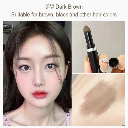6 Colors Hairline Concealer Pen Waterproof Eyebrow Dye Pencil Beard Foundation Hair Line Cover - for Hairline, Eyebrows & Beard