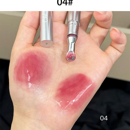 CACE Mirror Watery Crystal Jelly Lipgloss Lasting Moisturizing Lipstick Clear Lip Gloss Glass Lip Glaze Cosmetics Lip Stain Tint