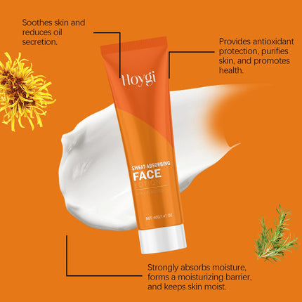 Sweat Absorbing Lotion for Face Oil Control Improve Roughness Lasting Refreshing Prevent Clogging Pore Moisturizing Face Cream