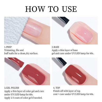 7ml Colorful UV Gel Nail Polish Bling Sequins Soak Off UV LED Nail Gel Polish, For Home Salon Nail Art DIY