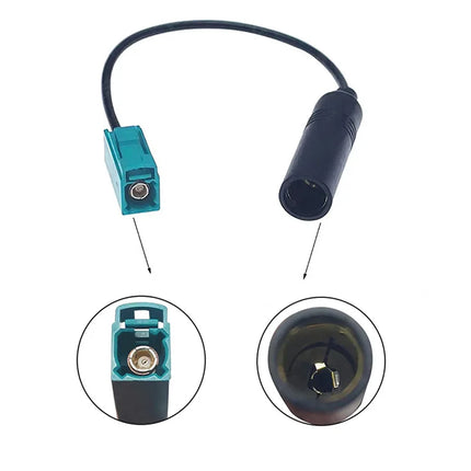 1pc Car FM AM Stereo Radio Antenna Fakra Adapters Cables for Fakra Z Female to Din Female Fakra Z Male to DIN Male Adapters