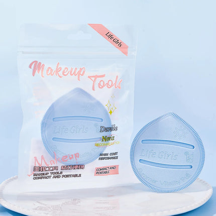 Life Girls Macaron Color Powder Puff Makeup Sponge Cushion Soft Thick for Dry Wet Use High-Coverage Base Makeup Application