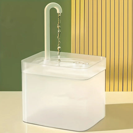 1.5L Cat Water Dispenser Automatic Circulating Flow Water Dispenser Live Water Drinking Fountain Cat and Dog Water Bowl Feeding Bowl