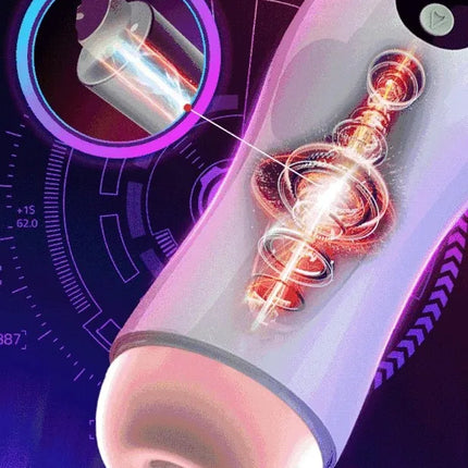 Male automatic interactive pronunciation airplane cup pussy vagina oral sucking masturbator vibrator adults sex toys for men 18+