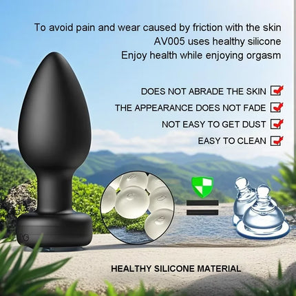 APP Control Anal Plug Vibrator Female Vaginal Masturbator Male Prostate Massager Vibrating Butt Plug Adult Sex Toys for Couples