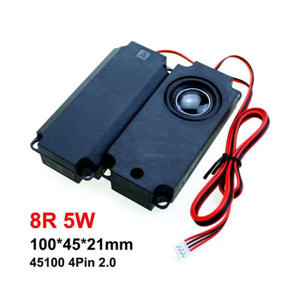 JCD 8ohm 4R 8R 2W 3W 5W 10W 45100/3370/3070 Loud Speaker With 4Pin PH2.0 Terminal Connector Computer LCD Monitor TV Speaker Horn