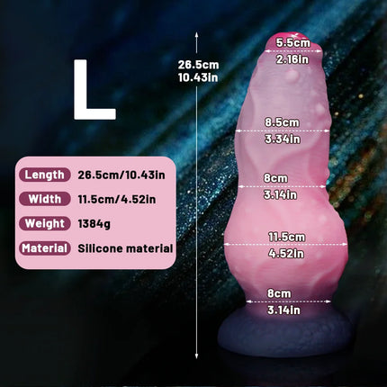 Huge Silicone Animal Dildo Anal Plug Dog Knot Penis Masturbation Prostate Large Butt Plug Sex Toy For Men Women Adult Supplies