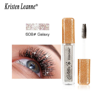 Diamond Glitter Mascara Fast Dry Eyelashes Curls Extension Make Up Waterproof Long-lasting Lengthens Beauty Eye Lashes Makeup