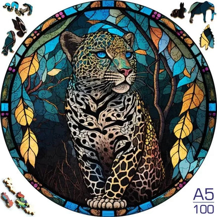 Sunflower Butterfly Jigsaw Wood Puzzle, Difficult To Play Irregular Animal Fragment Puzzle, for Adults Relieve Stress  Gift