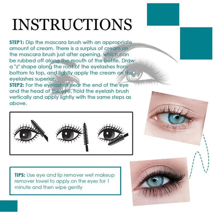 Thrive Mascara Curling Lengthen Eyelashes Extra Volume Waterproof Black Natural Lashes Eye Makeup Liquid Lash Extensions Mascara