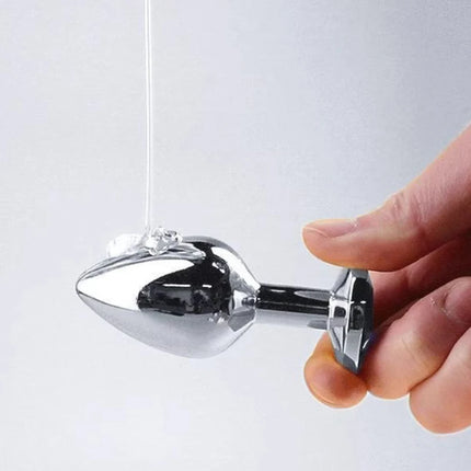 Metal Anal Plug Butt Diamond Plug Sexy Toy Gem Base Beginner Butt SM Toys For Women Men Couples Adult Game Anal Adult Products