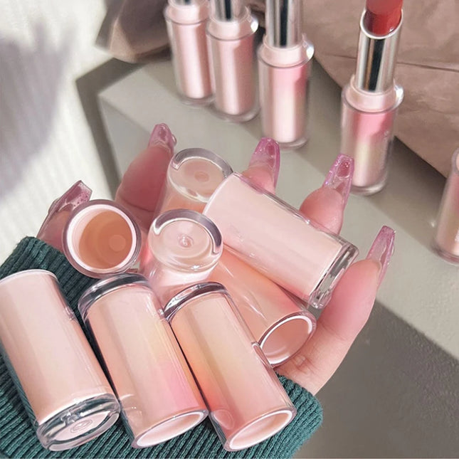 1Pc HERORANGE Water Gloss Mirror Lipstick Crystal Jelly Transparent Lip Stick Moisturizing Long-lasting Solid Lip Gloss Makeup