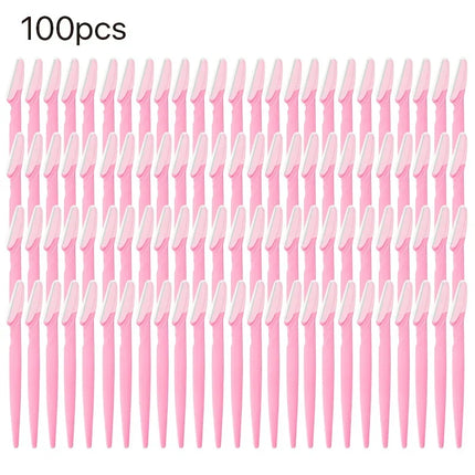 5-100PCS Eyebrow Trimmer Blade Face Razor 1 Color Face Blade Shavers Hair Remover Shaver Safety Razor Microblading Too