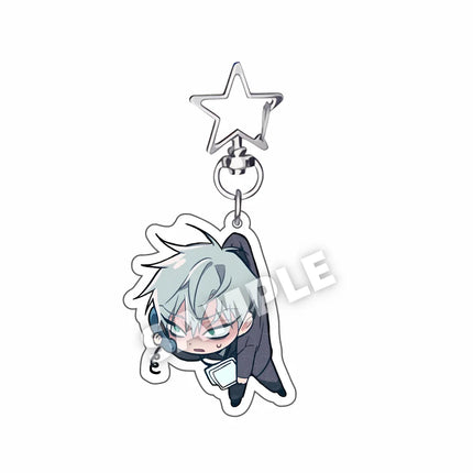 Popular Anime ALIEN STAGE Keychains Pendant Car KeyChain Acrylic MIZI SUA TILL IVAN HYUNA LUKA Fans cosplay Accessories Gifts