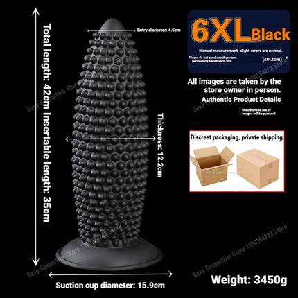 Super Big Anal Dildo Particle Stimulation Anal Plug 6xl Fisting Dilatador Anal Balls Silicone ButtPlug Anal SexToy For Women/Men