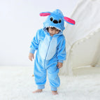 Romper Blue Stitch / 70 (0-6 Months)