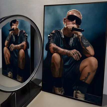 Singrer Rapper L-Lazza Poster Modern And Elegant Wall Stickers For Home Decor Living Room Dormitory Wall Art