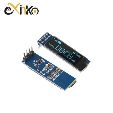 1-10pcs 0.91 inch OLED display module white/blue OLED 128X32 LCD LED Display SSD1306 12832 0.91 IIC i2C Communicate for ardunio