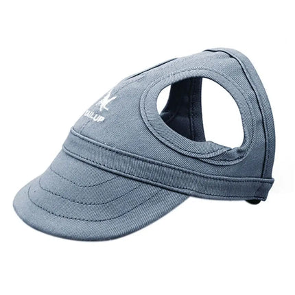 Fashion Ear Holes Pet Baseball Hat Cat Dog Outdoor Pet Visor Hat Adjustable Pet Sun Cap