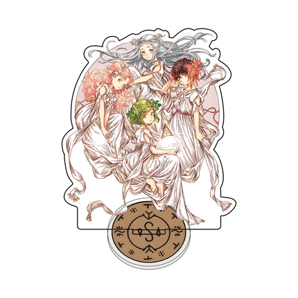 Anime Atelier of Witch Hat 10-13cm Acrylic Stand Double-sided Interlayer Clear HD Printed Tabletop Decoration Exquisite Keychain