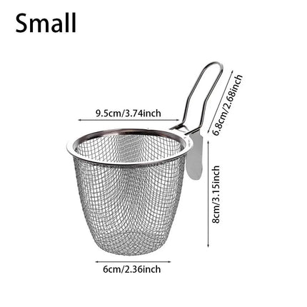 Mesh Strainer Spoon Wall-mounted Frying Filter Basket Spicy Hot Pot Korean Noodles Scoop Kitchen Tableware Cooking Utensils