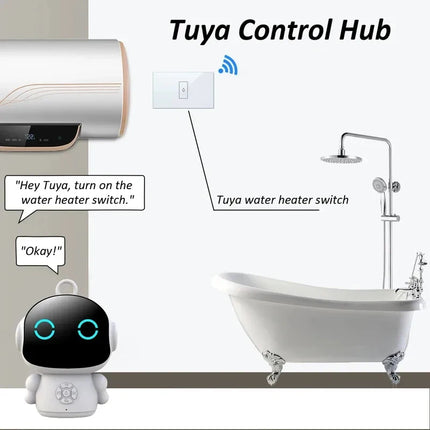 Tuya Smart AI Robot WiFi Early Education Toys for Children Speech Recognition & Voice Interactive Educational Learning Machine