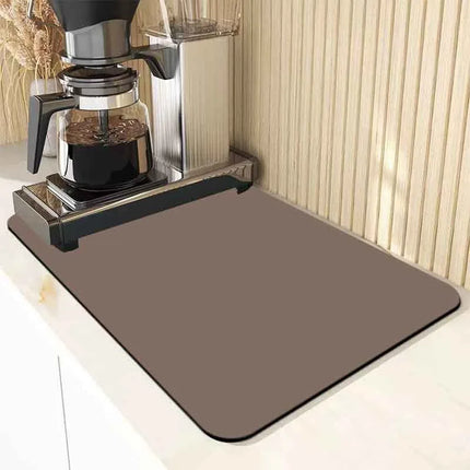 Super Absorbent Kitchen Tableware Impermeable Drainage Mat Heat Insulation Non-slip Pad Tableware Mats Coffee Dish Drying Mat