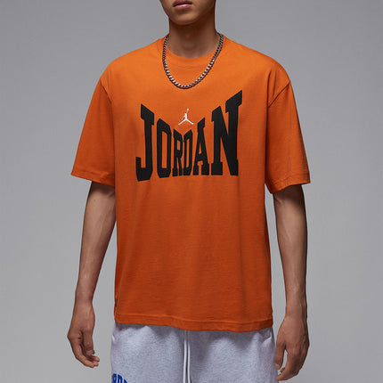 Nike genuine JORDAN men's sports and leisure breathable printed short sleeved shirt HV3895-805