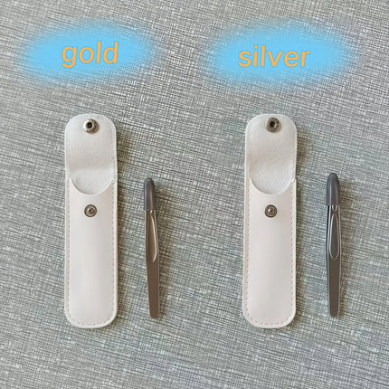 1pc Premium Round Head Tweezers for Eyebrow & Facial Hair Removal Seamless Clips, Short Hair Precision Easy Combing for Eyebrows